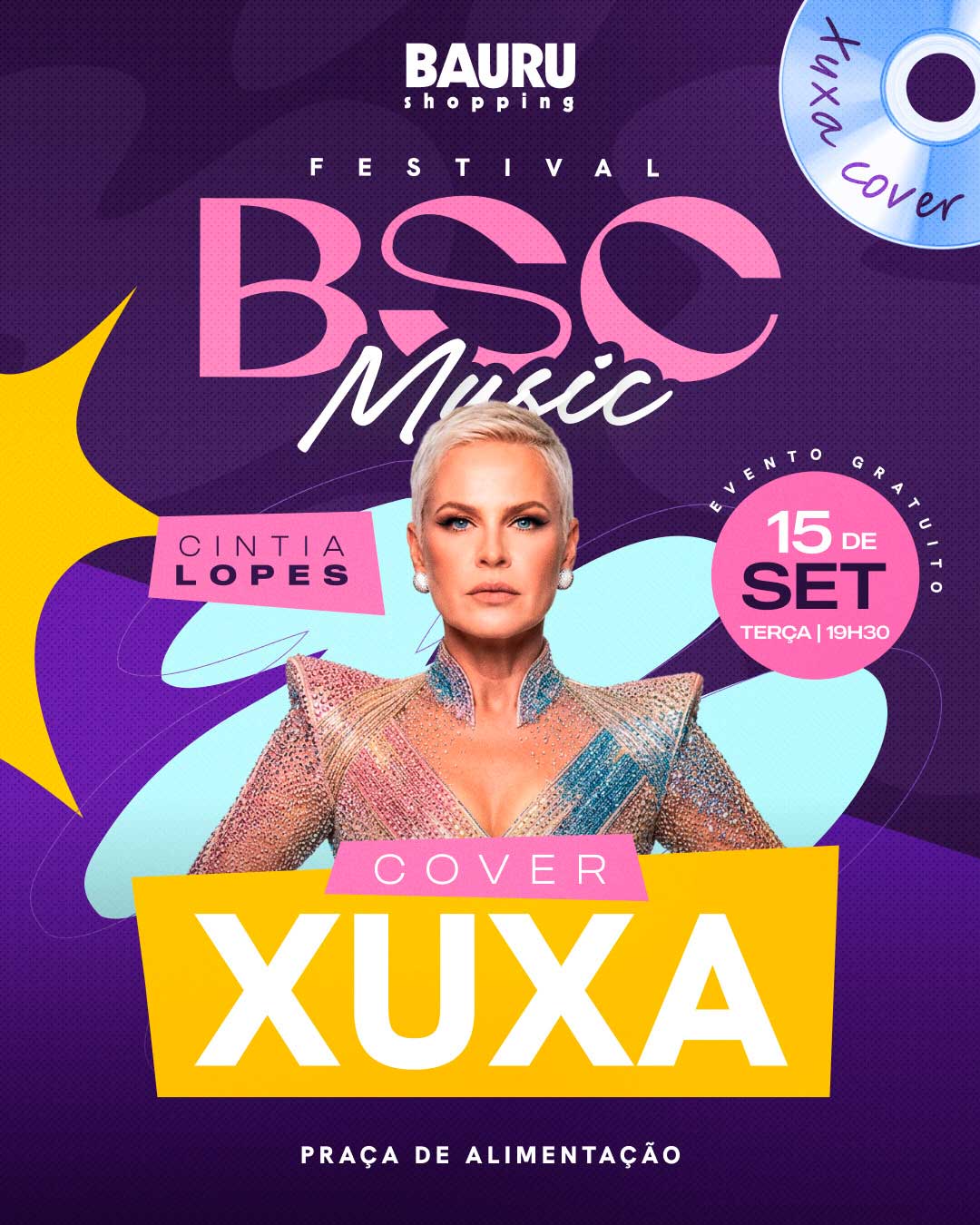 Cover Xuxa | BSC Music no Bauru Shopping