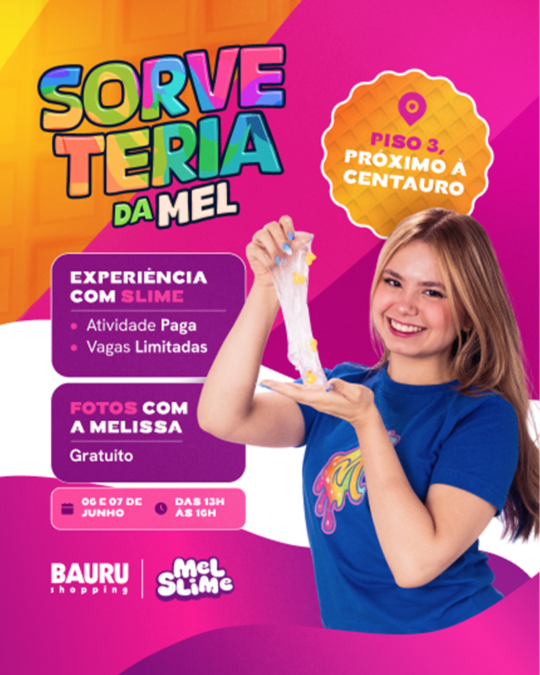 Sorveteria da Mel no Bauru Shopping